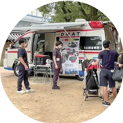 ドクターカーの展示